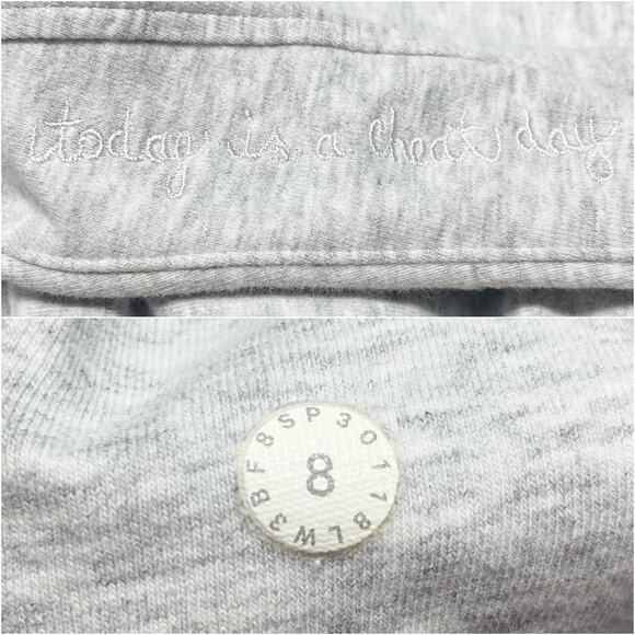 LULULEMON Stress Less Pullover in Heathered Core Ultra Light Grey Size 8 W3BF8S - Picture 9 of 9